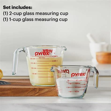 Smart Essentials® Glass Measuring Cup Set | Pyrex