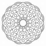 mandala coloring Pages  easy Page simple sketch template