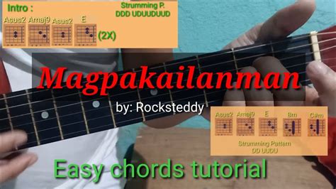 Magpakailanman by Rocksteddy | Easy Guitar Chords Tutorial - YouTube