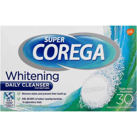 Super Corega Denture Cleaner 30 Tablets - Clicks