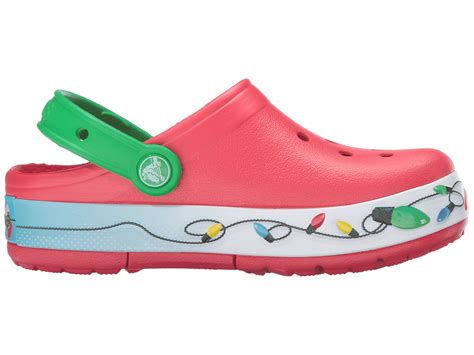 Crocs Kids CrocsLights Holiday Clog (Toddler/Little Kid) Multi - Zappos ...