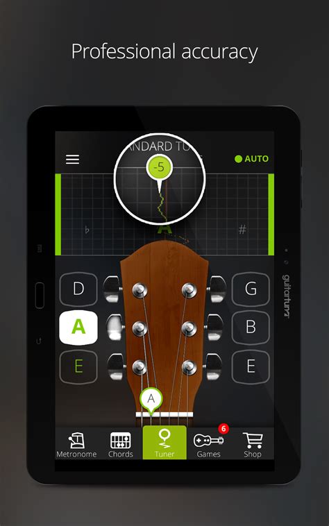 Afinador de guitarras y bajo - Guitar Tuna - The Ultimate Free Tuner for Guitar, Bass and ...