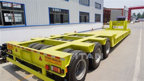 What is a lowboy trailer used for?