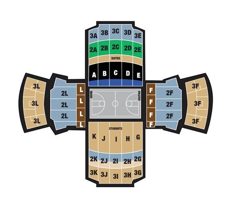 Women’s Basketball Seating Chart – Vanderbilt University Athletics ...