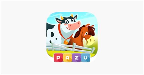 ‎Pazu farm games for kids trên App Store