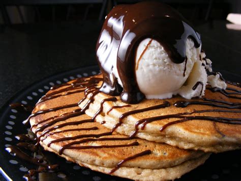 The Virtual Goody Plate: Pancake Week #2 Peanut Butter Chocolate Chip Pancakes with Cinnamon Ice ...