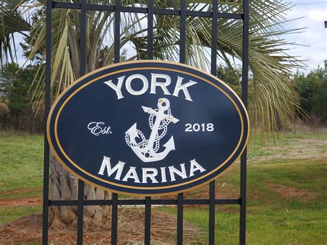 Outdoor Personalized Boat Dock Marina Sign | Etsy