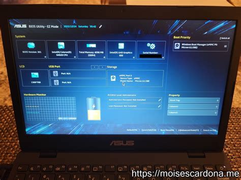 ASUS E210MA Micron G1J38E 64GB eMMC Benchmark in Linux - Moisés Cardona