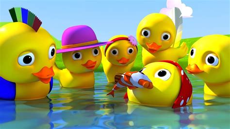 Six Little Ducks with Lyrics & More Nursery Rhymes & Educational Cartoons for Kids | Rhymes for ...