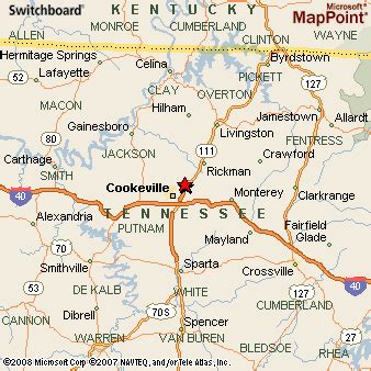 Where is Algood, Tennessee? see regional map & more