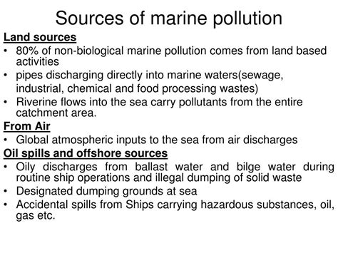 PPT - Soil, marine ,noise and thermal pollution PowerPoint Presentation ...