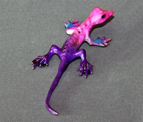 Rango Lizard - Bronze sculpture by Barry Stein; bronze frogs, bronze ...