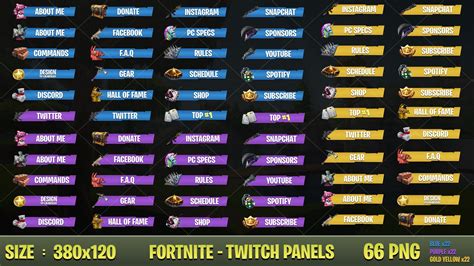 Fortnite twitch panels - sgroupplm