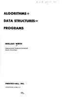 Algorithms + data structures=programs by Niklaus Wirth | Open Library