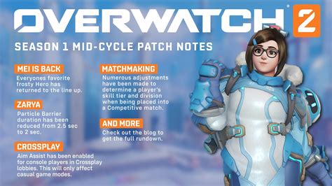 Overwatch 2 Mid-Season Patch Now Live - Patch Notes - Wowhead News