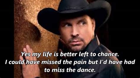 Garth Brooks - The Dance (With Lyrics) - YouTube