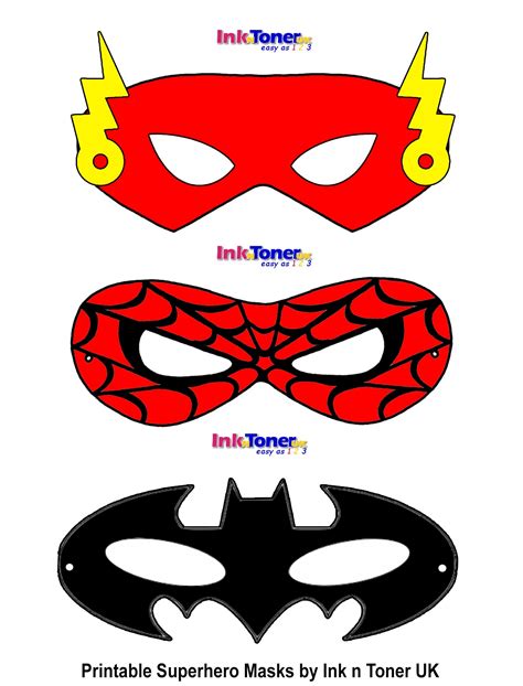 Superhero Mask Template | Free Download Best Superhero Mask Template ...