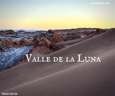 Sunset at Valle de la Luna, Atacama Desert