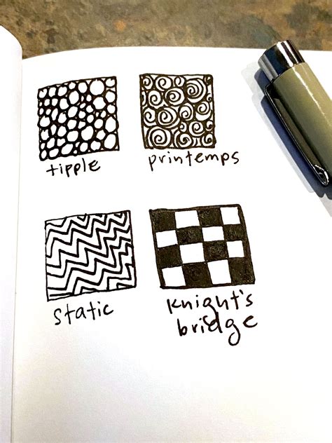 Zentangles Patterns For Kids Step By Step