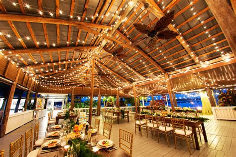 Rustic Disney wedding reception with twinkle lights at Paradise Cove | Paradise cove, Paradise ...