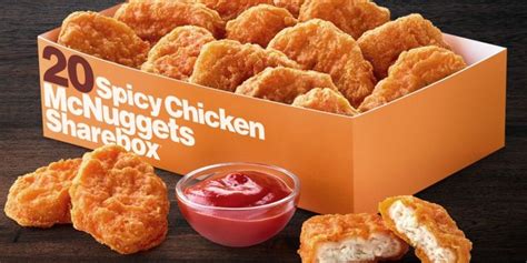 McDonalds now has Spicy Chicken Nuggets