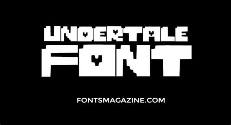 Undertale Font Download | The Fonts Magazine