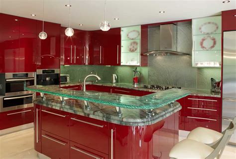 Modern Kitchen Countertops from Unusual Materials: 30 Ideas