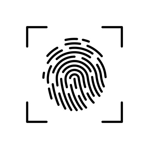 Fingerprint vector isolated on white background 16730193 Vector Art at ...