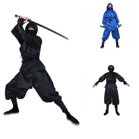 Men's Black Ninja Cosplay Costume Halloween Cosplay Costume | eBay