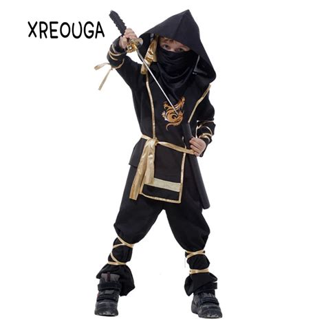 Boys Clothes Sets Black Ninjago Cosplay Costume Children Clothing Ninja Superhero Suits ...