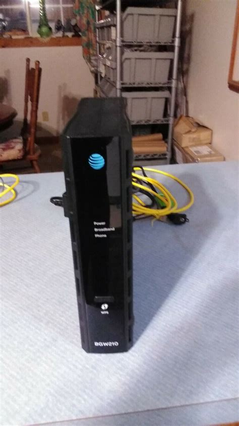 AT&T U-verse BROADBAND ROUTER MODEM BGW210 - Modem-Router Combos