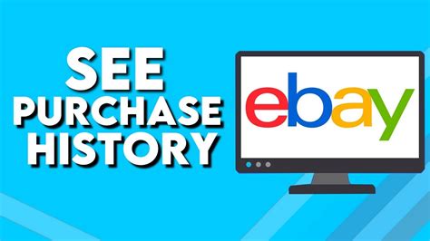 How To See Your Purchase History On Ebay - YouTube