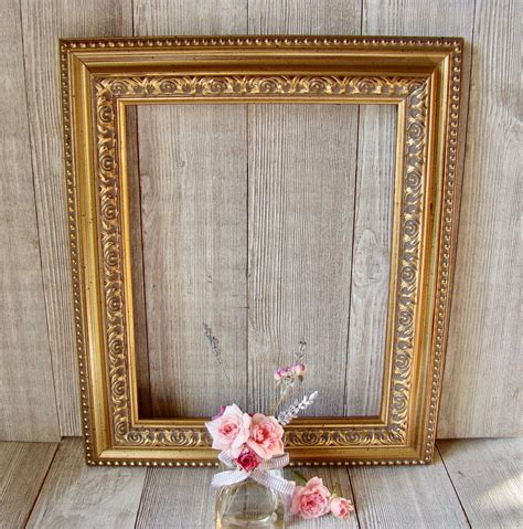 Ornate 8 X 10 Gold Picture Frame - Etsy | Gold picture frames, Picture ...