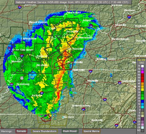 Interactive Hail Maps - Hail Map for Waverly, TN