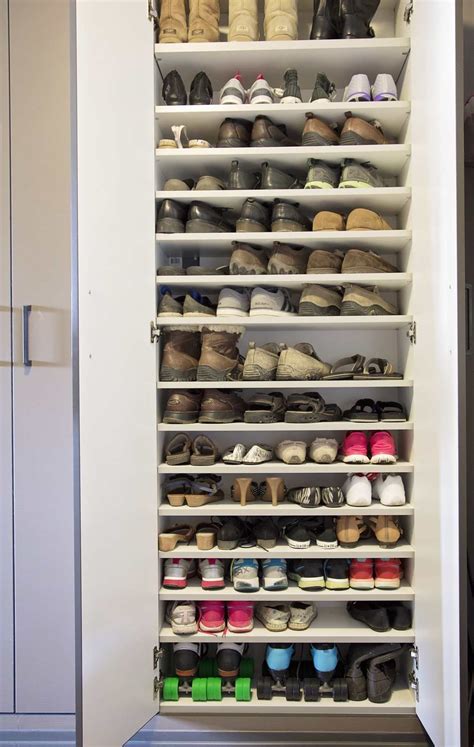 The Shoe Storage Ideas That Maximizes Home Space | Garage shoe storage ...