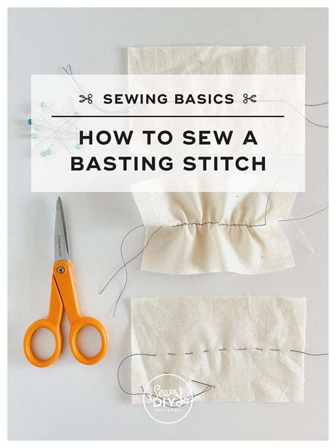 How to Sew a Basting Stitch—Sewing Basics Tutorial — Sew DIY