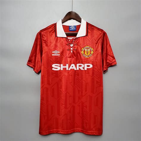 MANCHESTER UNITED 1992-1994 HOME RETRO FOOTBALL SHIRT - My Retro Jersey