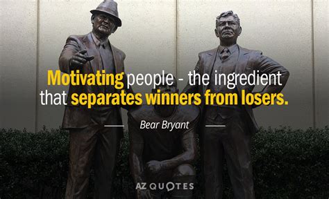 TOP 25 BEAR BRYANT QUOTES ON SPORTS & WINNING | A-Z Quotes