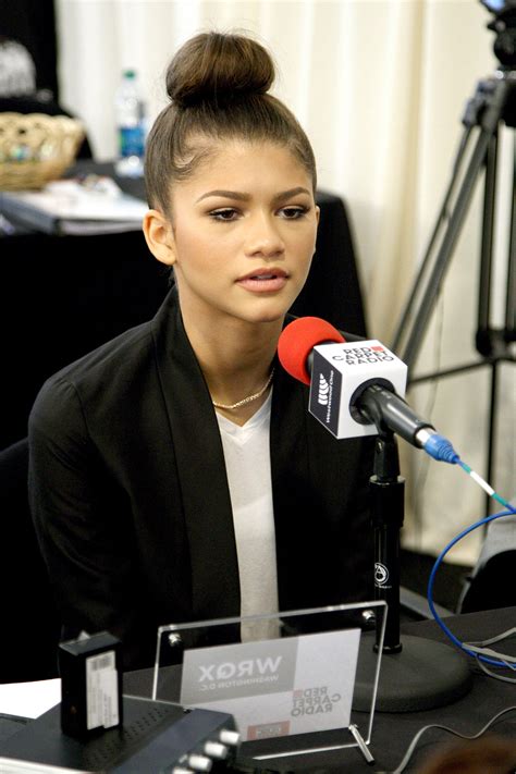 ZENDAYA COLEMAN at 2014 American Music Awards Radio Row in Los Angeles - HawtCelebs