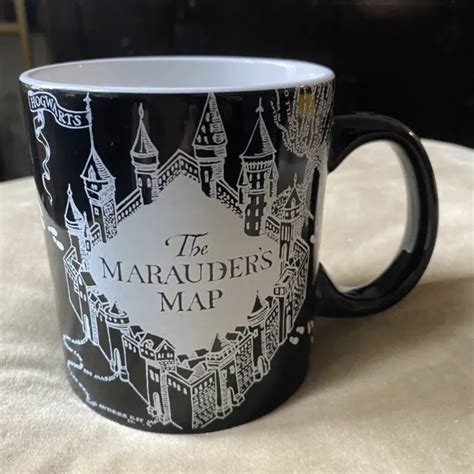 HARRY POTTER GLOW in the Dark Marauders Map Mischief Managed Mug 20 oz large £9.46 - PicClick UK