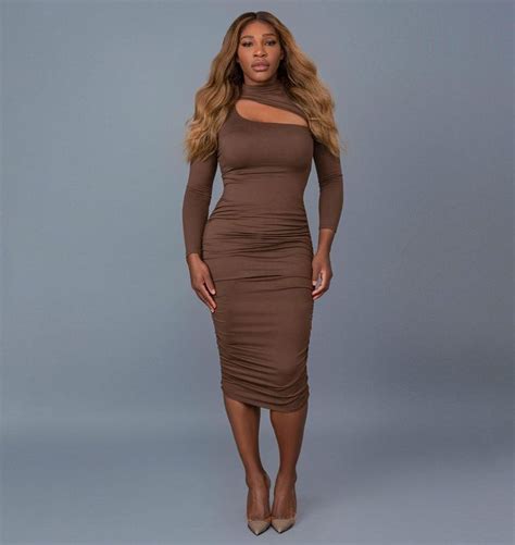 Serena Williams on Instagram: “New @serena 🍫🤎 have you checked it out?” in 2021 | Ruched bodycon ...