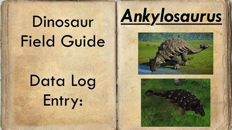 Ankylosaurus: Habitat and Facts - YouTube