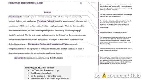 How to Write an APA Abstract (with Examples) | GoAssignmentHelp Blog