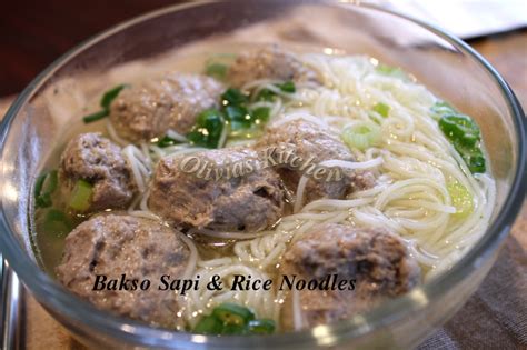 Bakso Sapi ( Indonesian Meatballs ) – Olivia's Kitchen