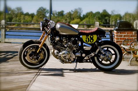 1986 XV1100 cafe racer , built by Magnum Opus custom bikes Virago Cafe Racer, Yamaha Virago ...