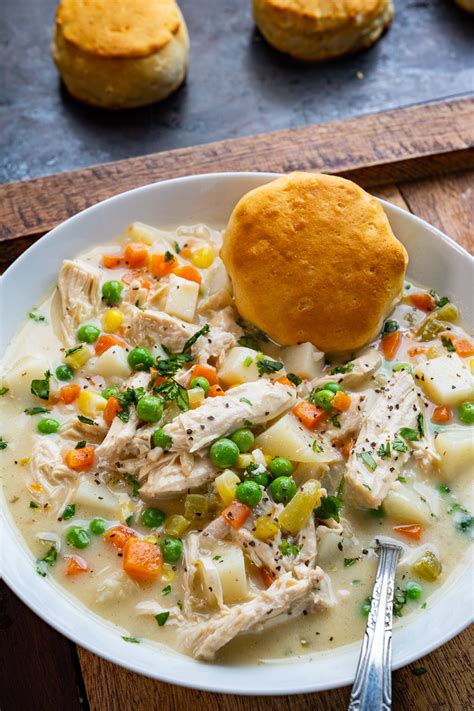 Chicken Pot Pie Soup - Closet Cooking