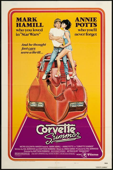 Corvette summer, Movie posters, Corvette