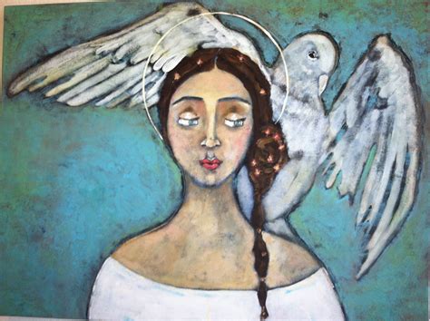 Pin by Darlene Washington on Realms of Glory | Angel painting, Art journal inspiration, Angel art