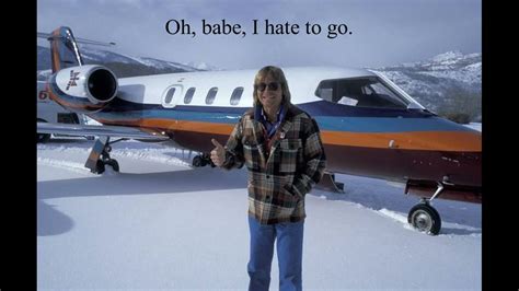 John Denver - Leaving on a Jet Plane (1969) with lyrics - YouTube