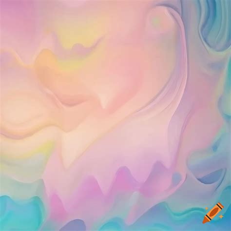 Pastel art deco abstract art on Craiyon